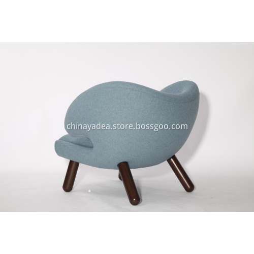 Cashmere Finn Juhl Pelican Lounge Chairs